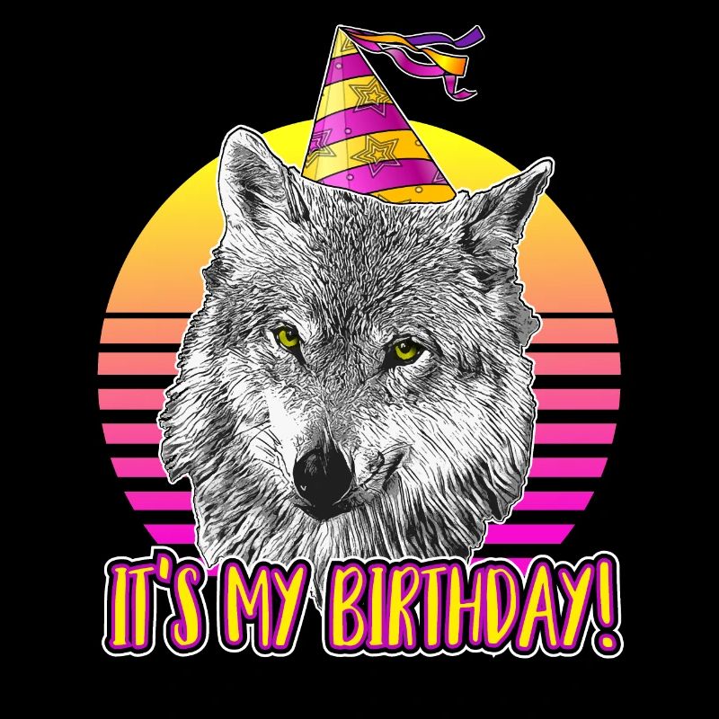 Loup Thème d’anniversaire - C’est mon anniversaire!