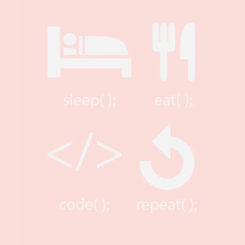 Développeur de programmeur - Eat Sleep Code Repeat