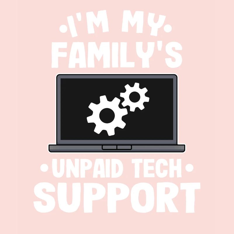 Unpaid Tech Support Funny Technical Support Gift