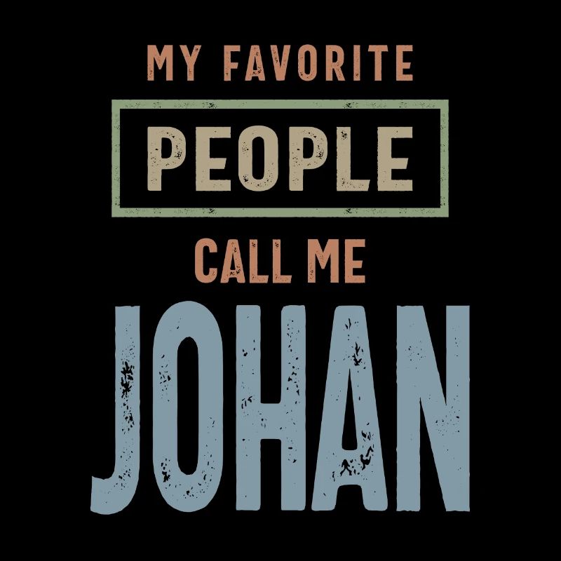 Johan Personalized Name Birthday Gift