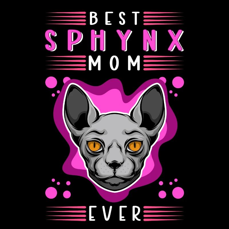 Sphynx Mom Katze Sphinx Katzenbesitzerin Geschenk
