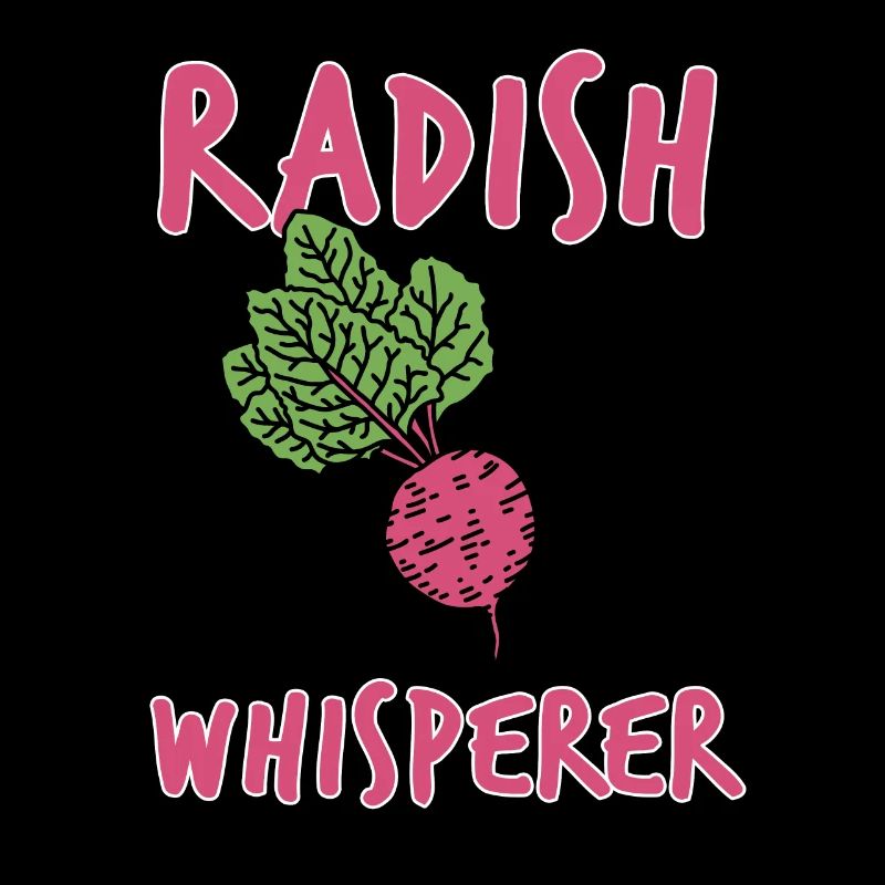 Radieschen Flüsterer Geschenk