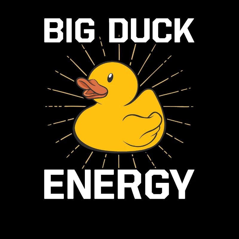 Big Duck Energy Squeaky Duck Bathing Duck Rubber Duck