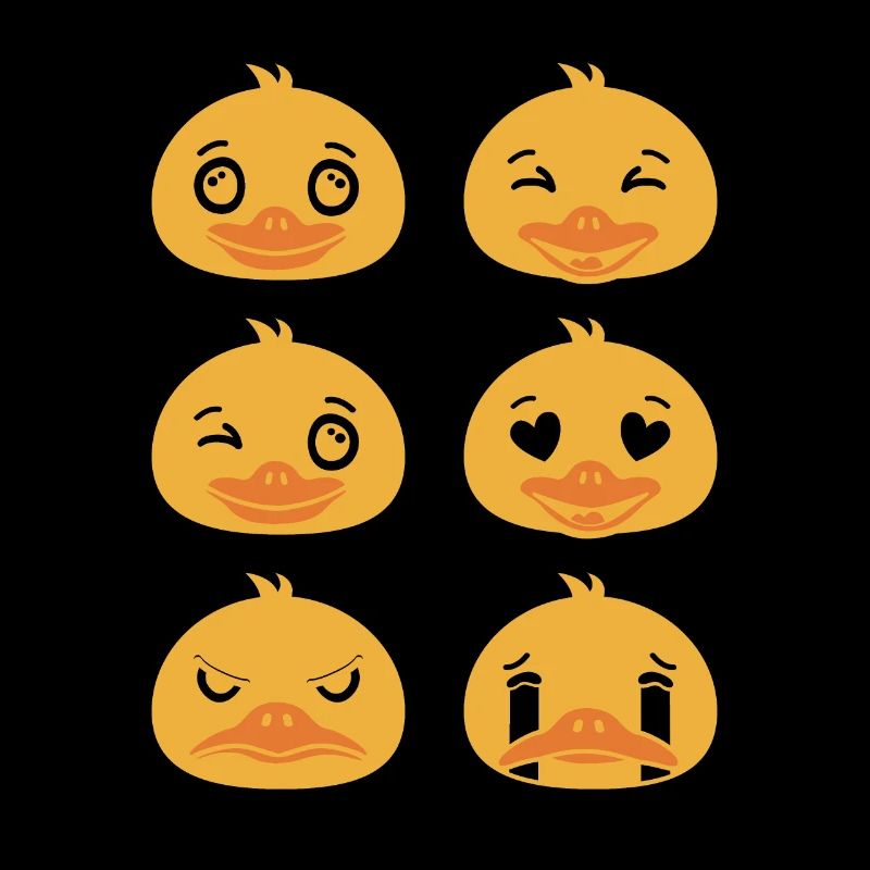 Visages de canards baigneurs Canards