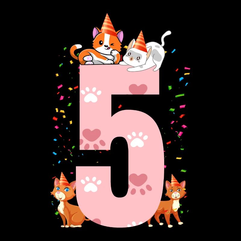 5. Chat Anniversaire Célébrant 5 ans