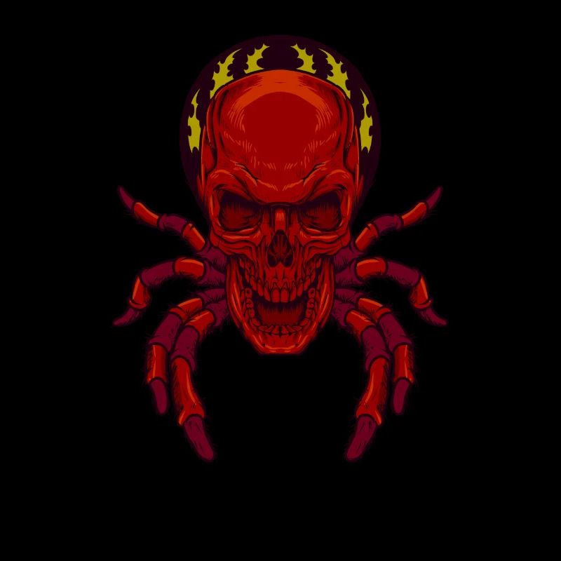 Creepy Skull Spider