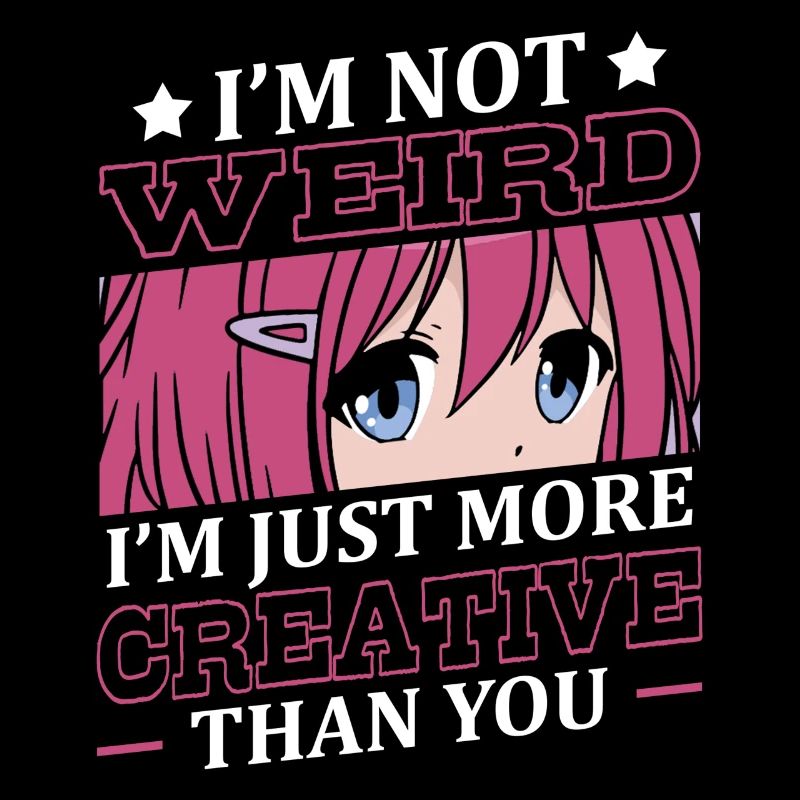 Pas étrange, je suis juste plus créatif |