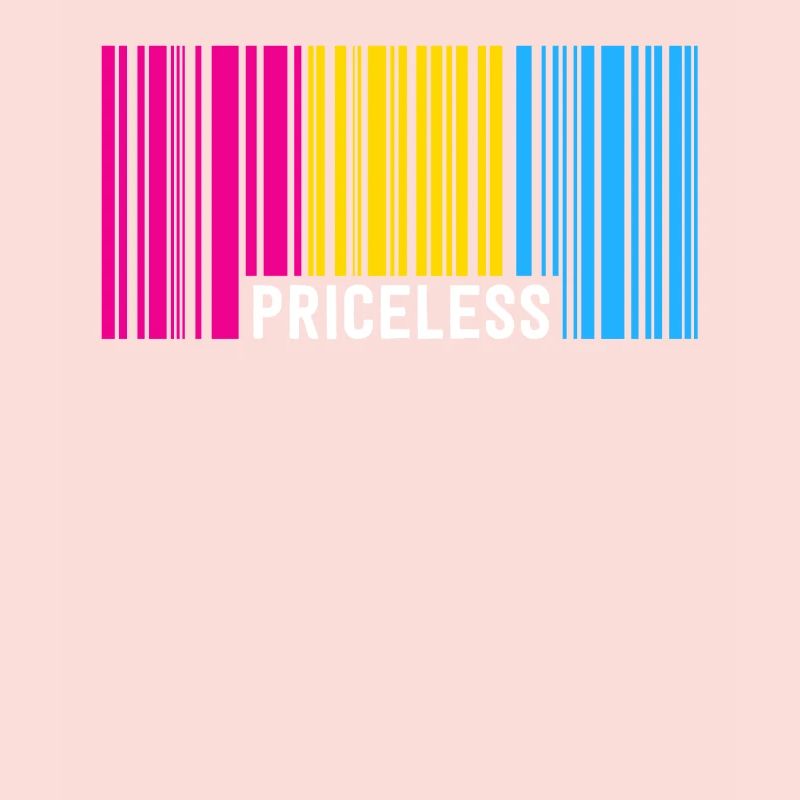 Inestimable Pansexual Pride Barcode Subtil Pan