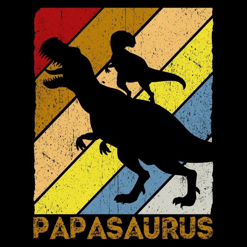 Papasaurus Dinosaurier Papa Saurus Vatertags Gesch