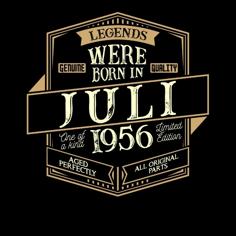 Juli 1956 Geburtstag Mann