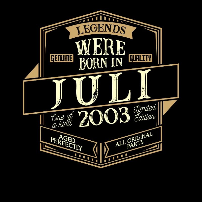 Juli 2003 Geburtstag Mann