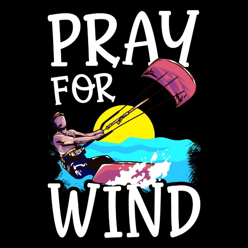 Kitesurfer Pray For Wind Kitesurfen