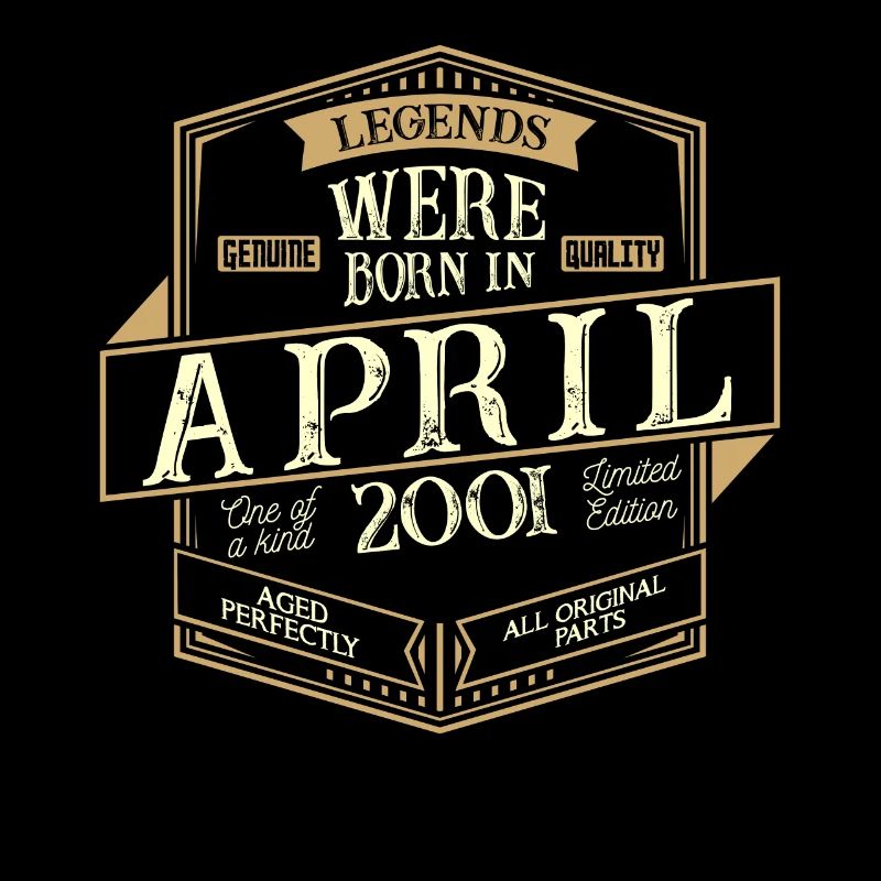 April 2001 Geburtstag Mann