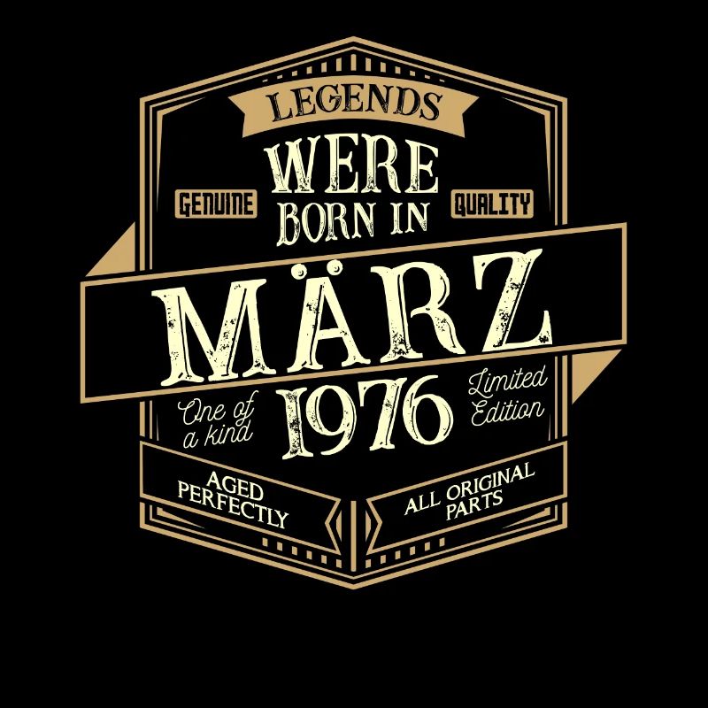 März 1976 Geburtstag Mann
