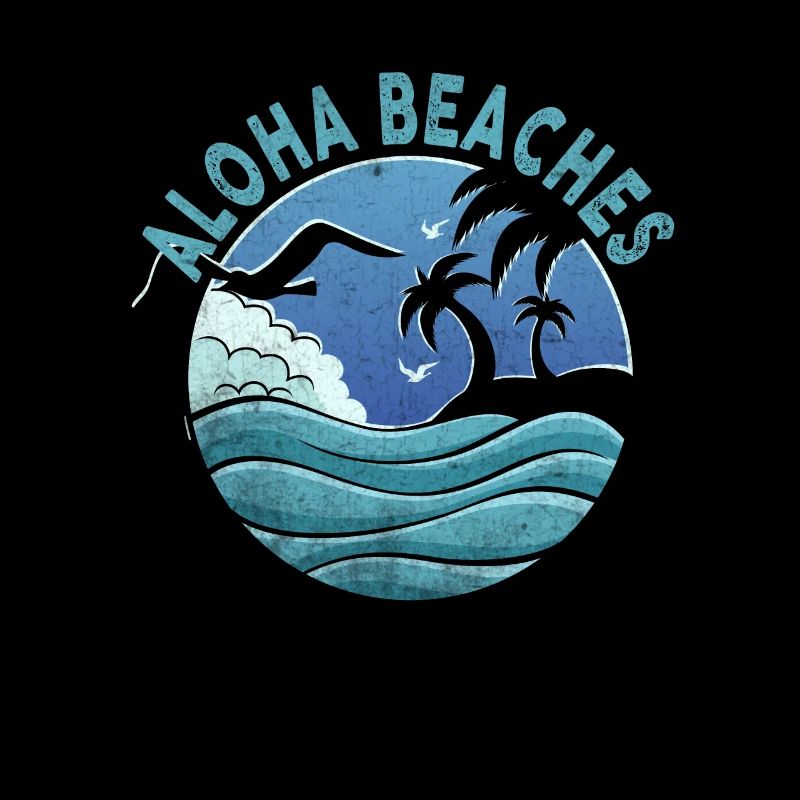 Plages d’Aloha Île tropicale d’été hawaïenne