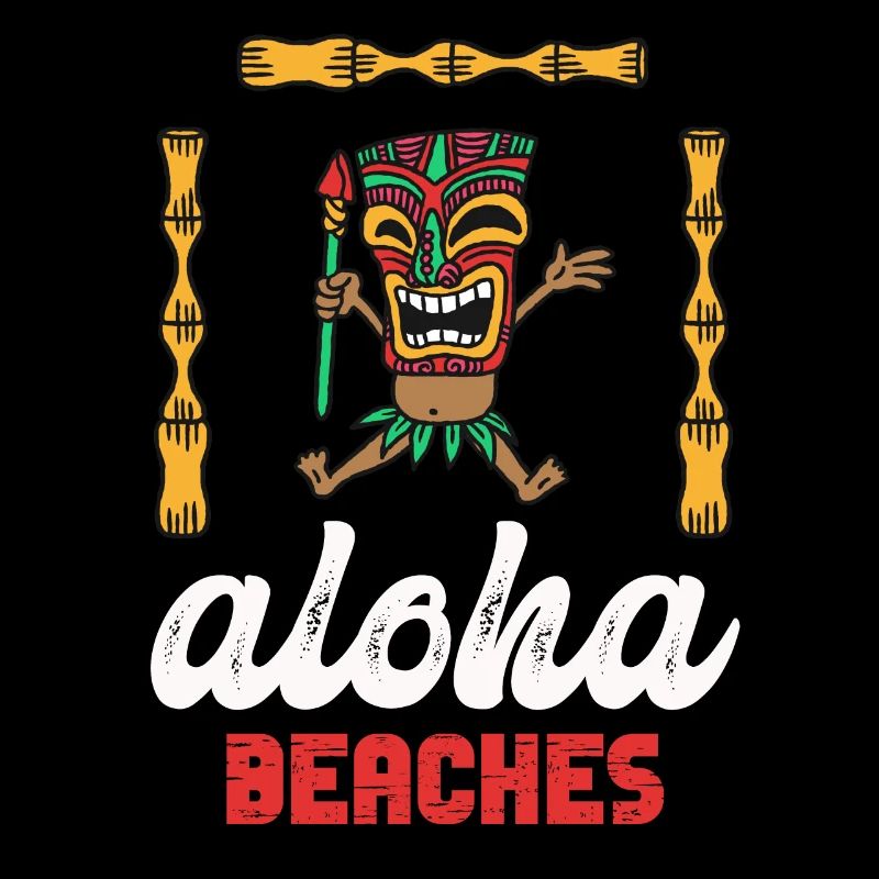 Plages d’Aloha Île tropicale d’été hawaïenne