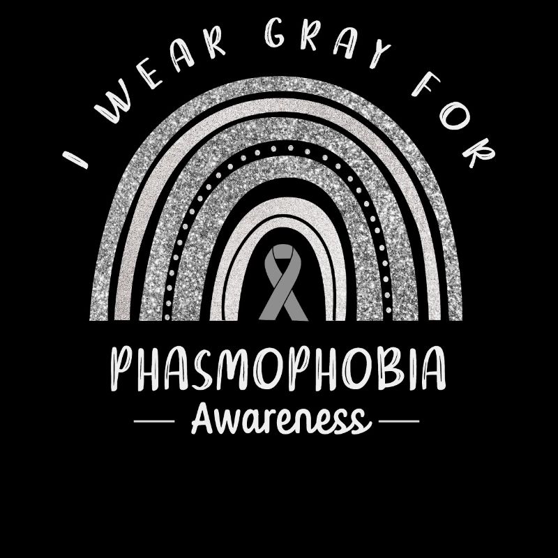 Nous portons du gris pour la conscience de la phasmophobie