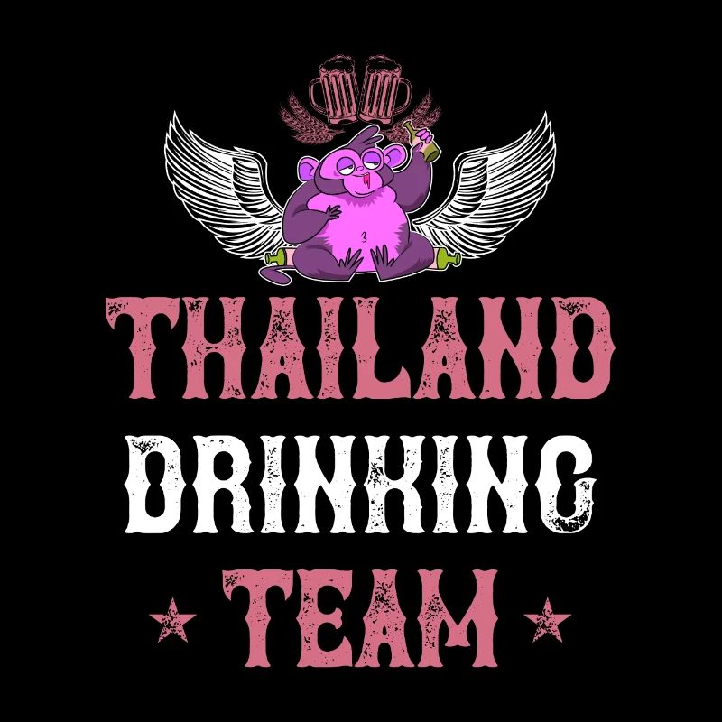 Équipe de consommation d’alcool en Thaïlande