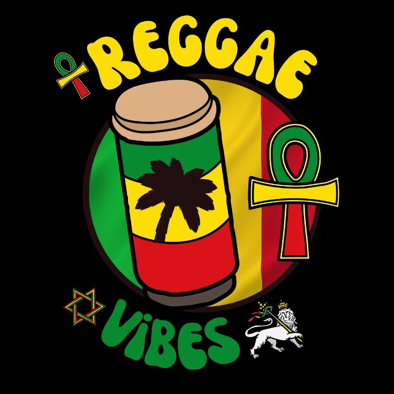 REGGAE VIBES RASTA SYMBOLS