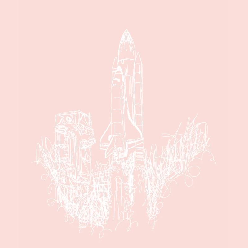 Space Shuttle Launch Scribble