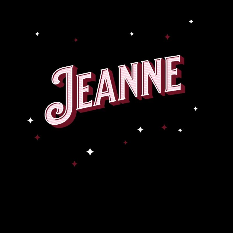 Jeanne name personalized