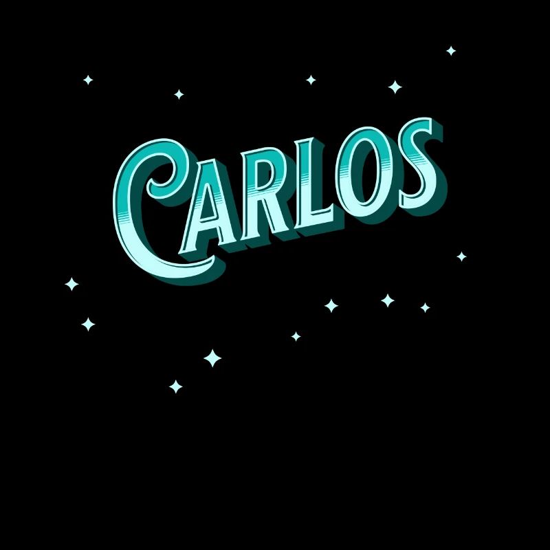 Carlos name personalized
