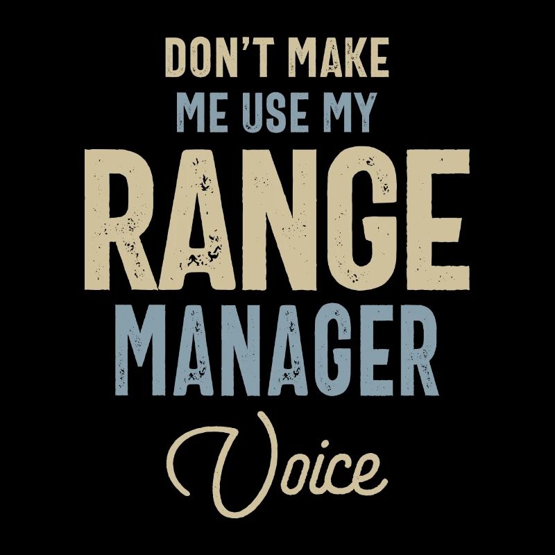 Range Manager Job Beruf Geburtstagsarbeiter