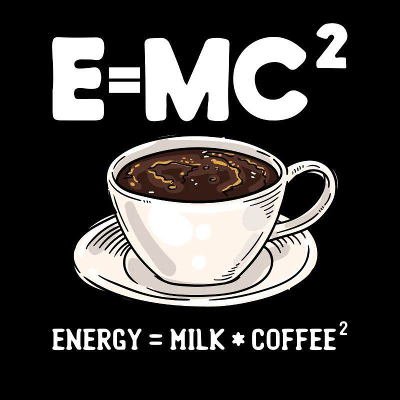 Scientific Humor Student Physicist Coffee