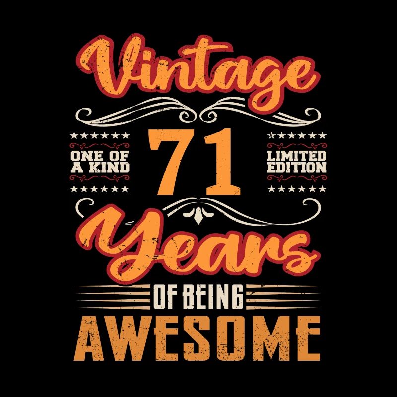 Vintage | 71 birthday gift ideas