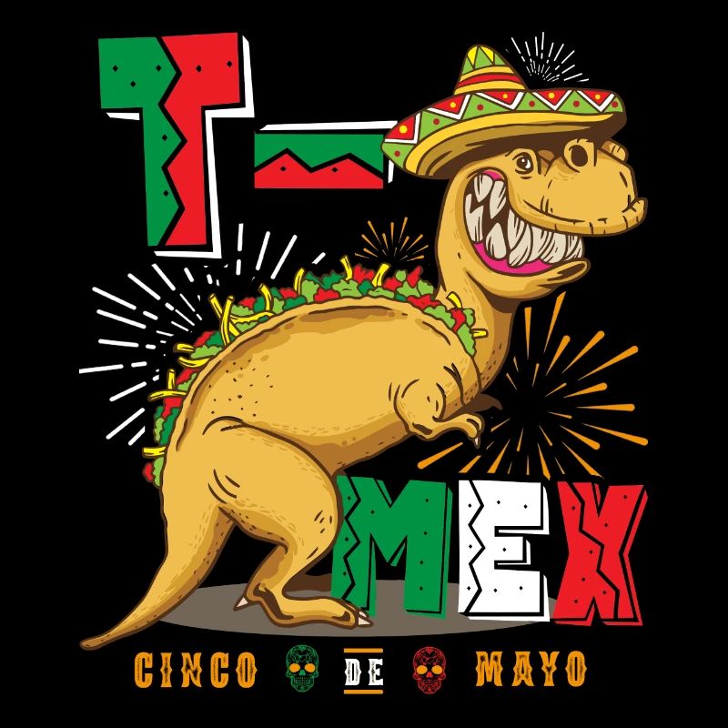 Tacosaurus T Rex Taco Cinco De Mayo Dinosaurier
