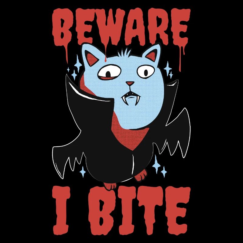 Beware I Bite Vampir Geschenk
