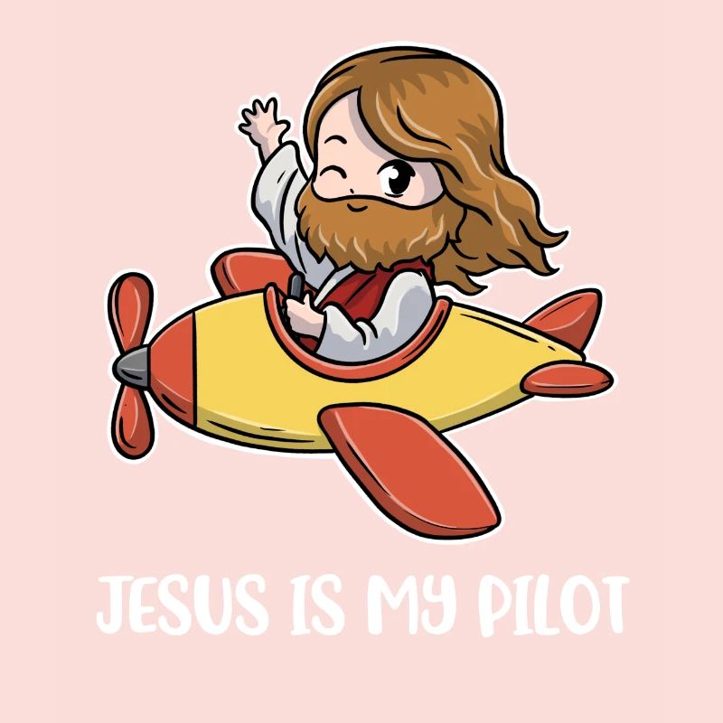 Jesus Is My Pilot Pilot Geschenk