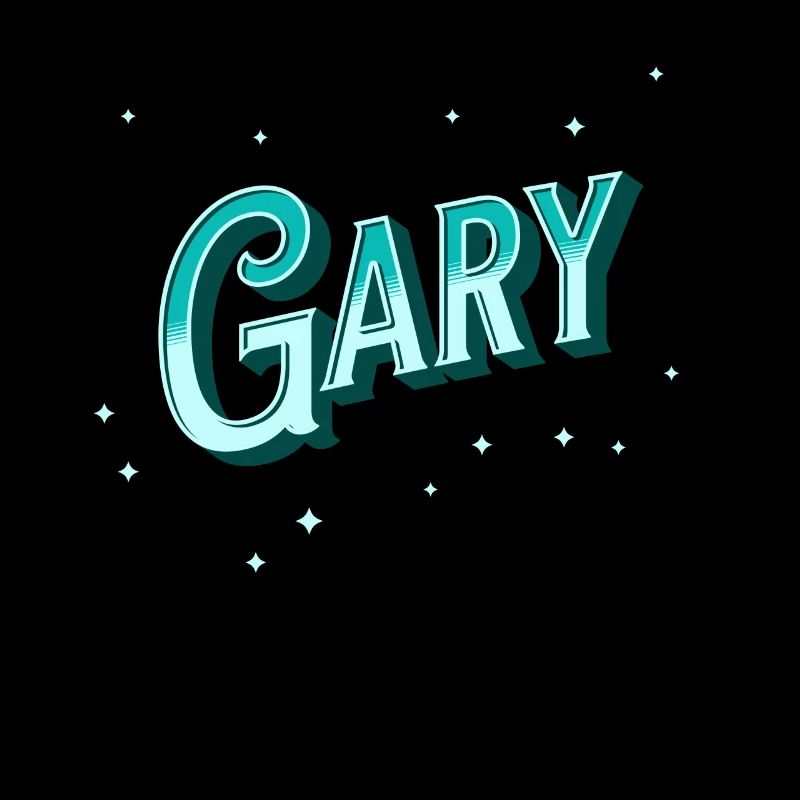 Gary's name personalized