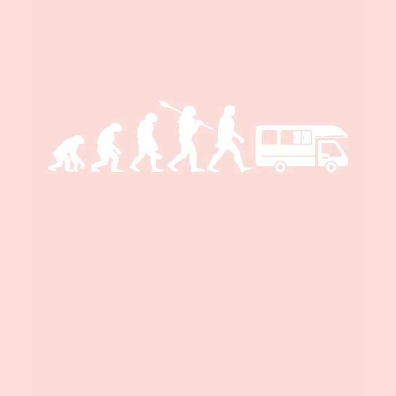 Evolution Camping Car Humor Gift