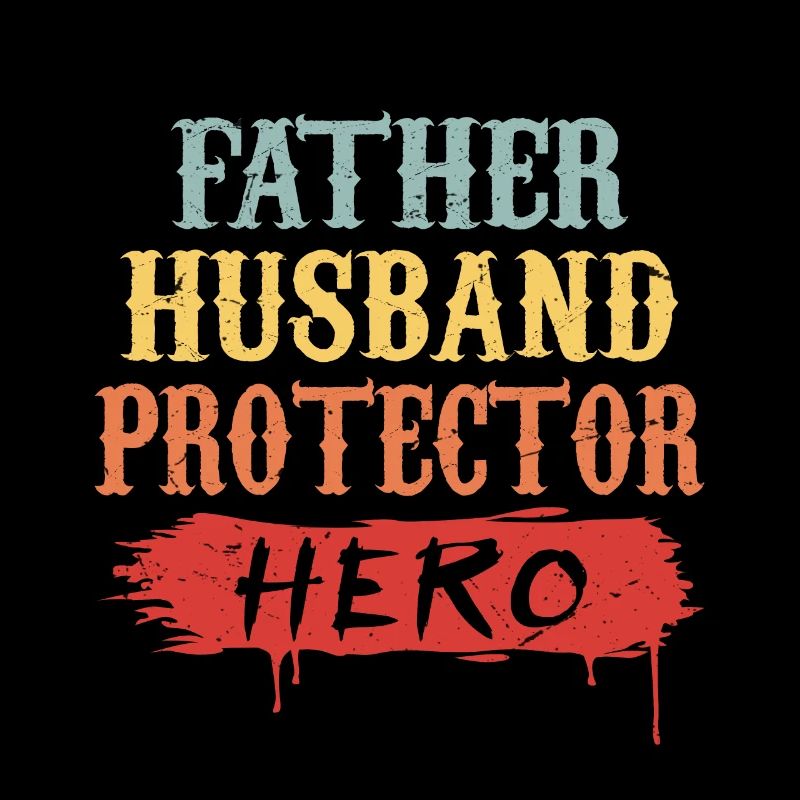 Father husband protector hero | gift