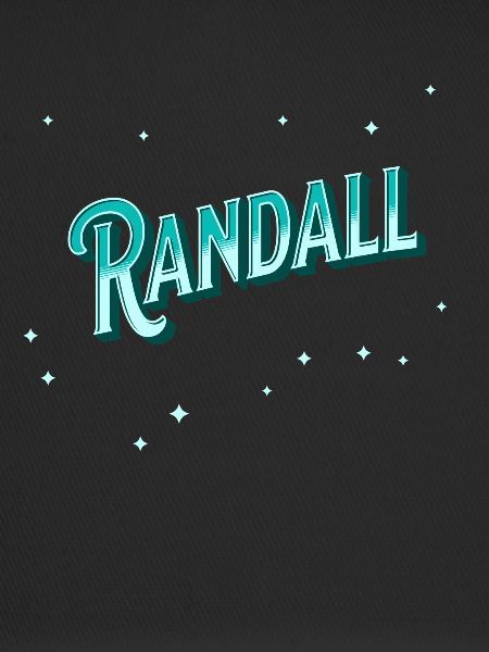 Randall's name personalized