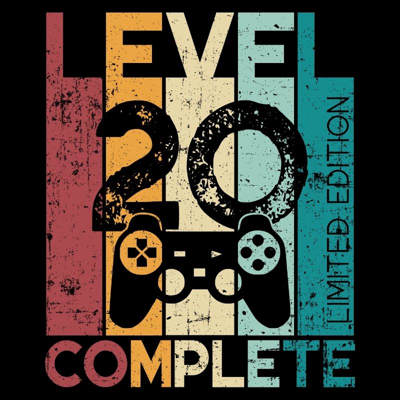 20 Birthday Level 20 Complete 20 Years Gift