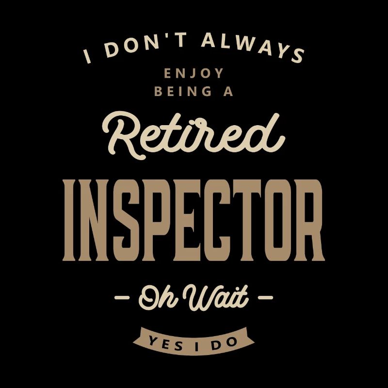 Inspector Funny Job Title Profession