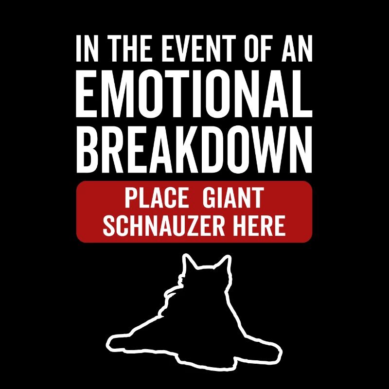 Schnauzer géant canin émotionnel