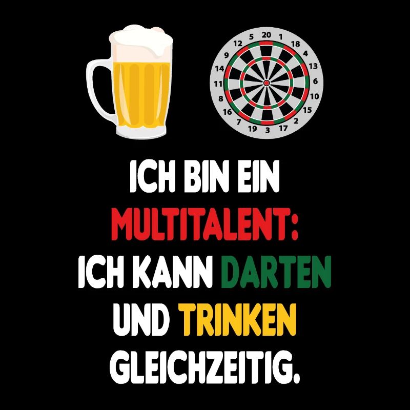 Dart Multitalent Darten Trinken Gleichzeitig