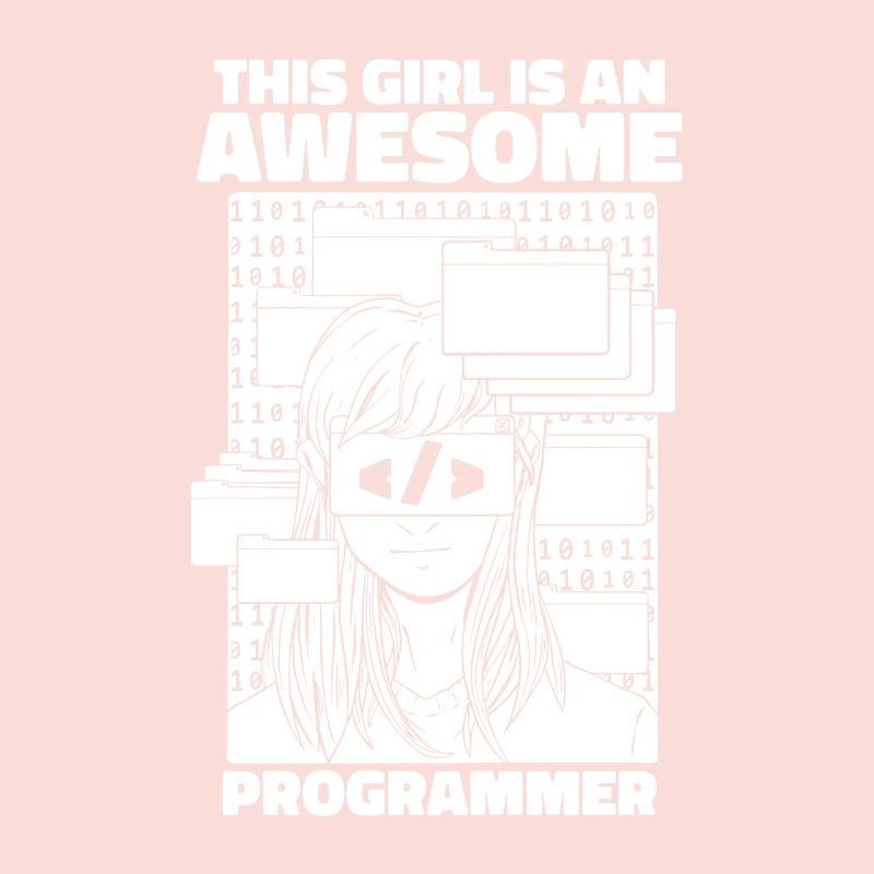 Developer Coder Programmer Girl
