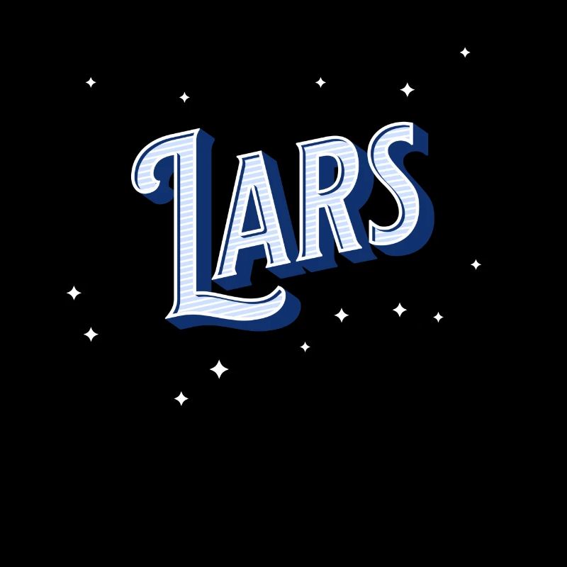 Lar's name personalized