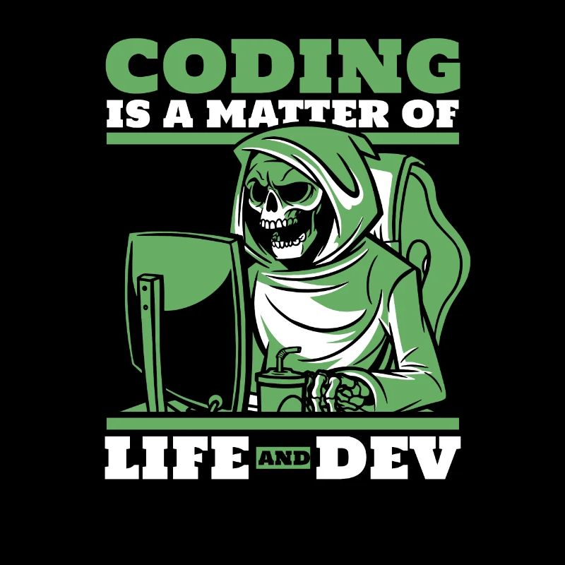 Développeur Coder Programmeur Squelette