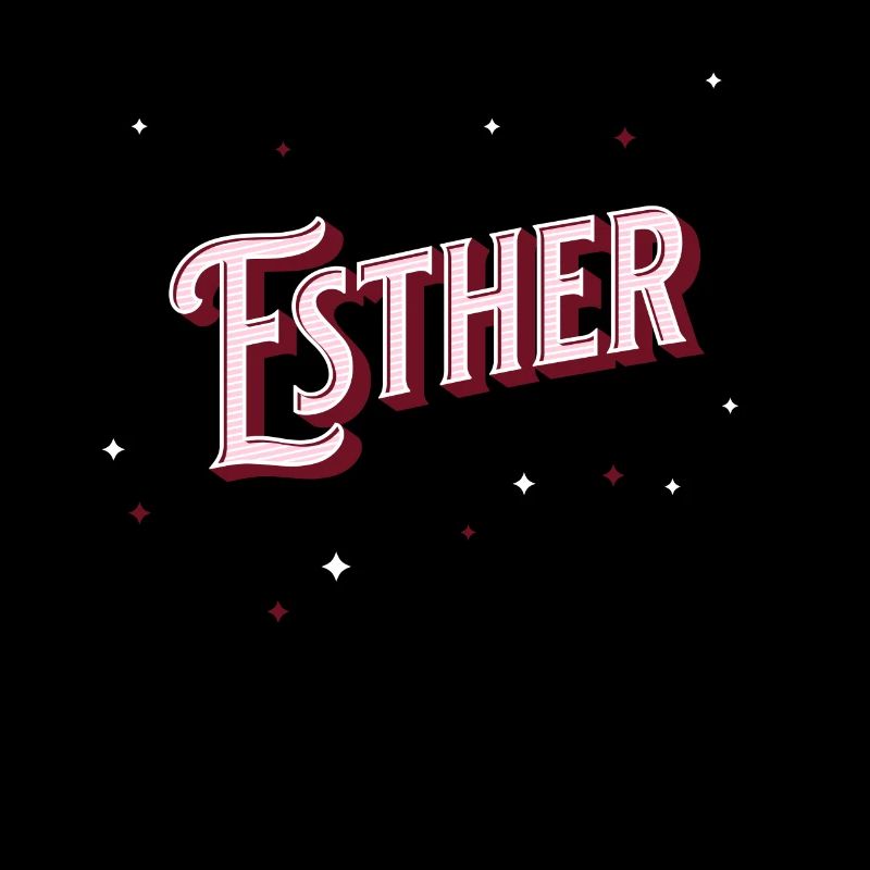 Esther's name personalized