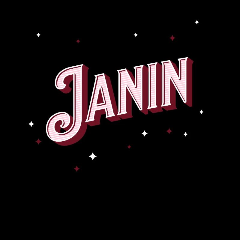 Janin name personalized