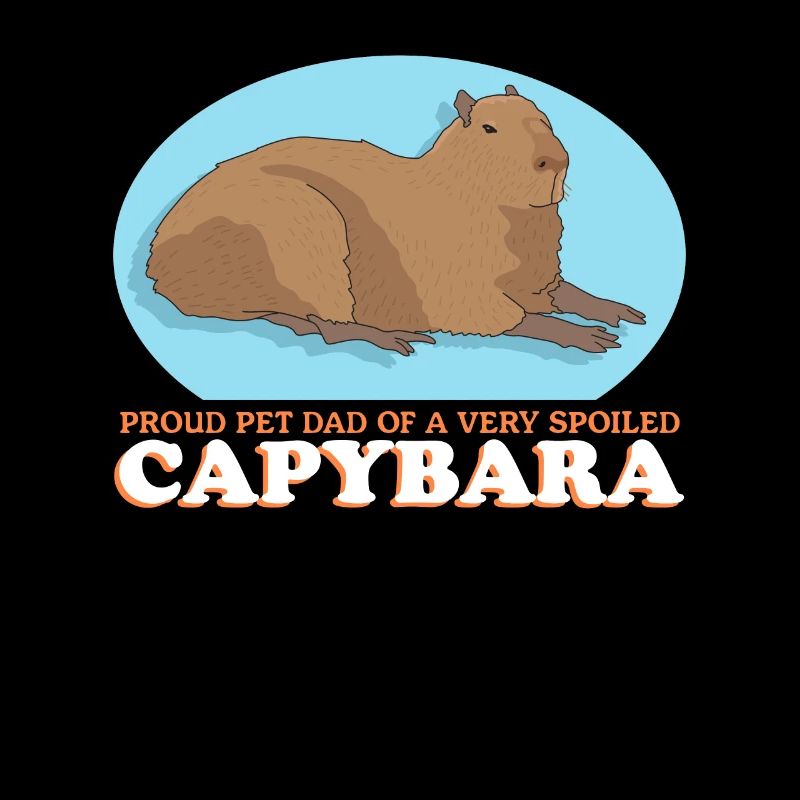 Capybara Dad Capybaras Gift