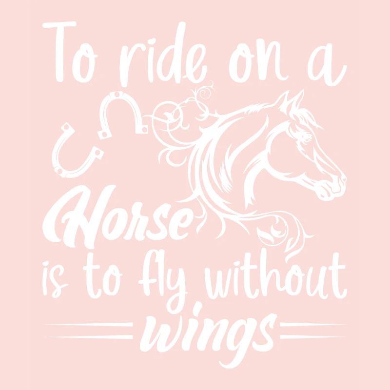 Monter à cheval, c’est comme monter sans ailes.