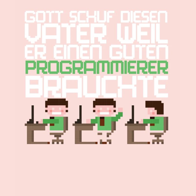Entwickler Coder Programmierer Vater