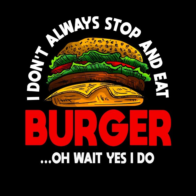 Lustiges Burger Geschenk