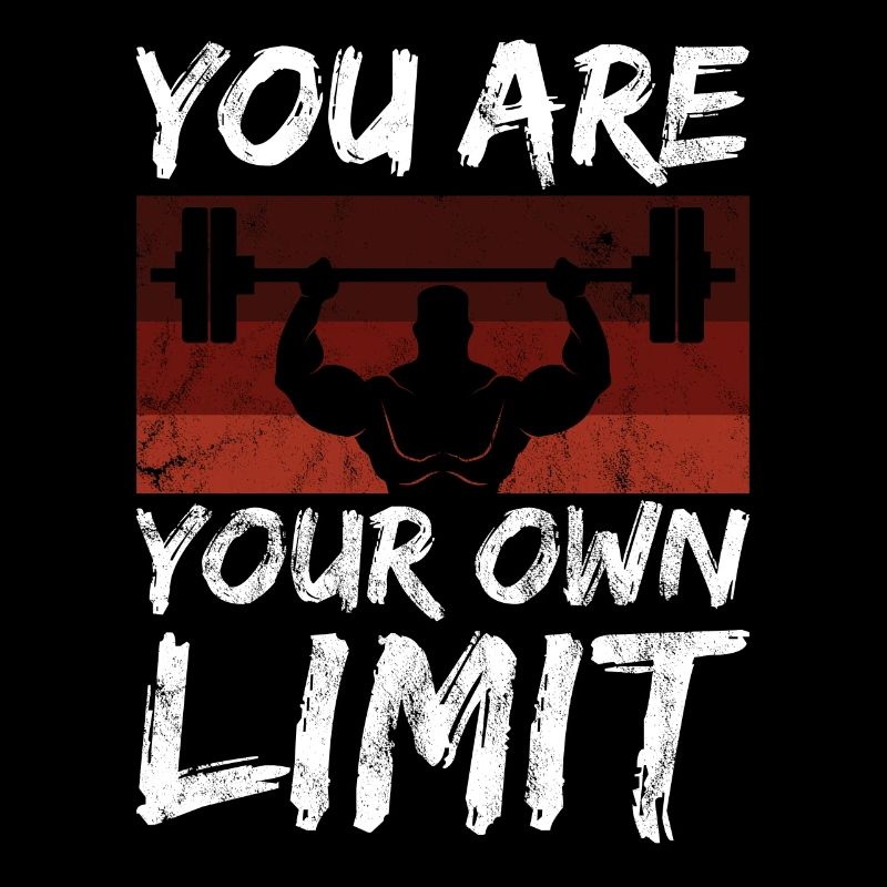 Pump weight training Quote your limit mindset